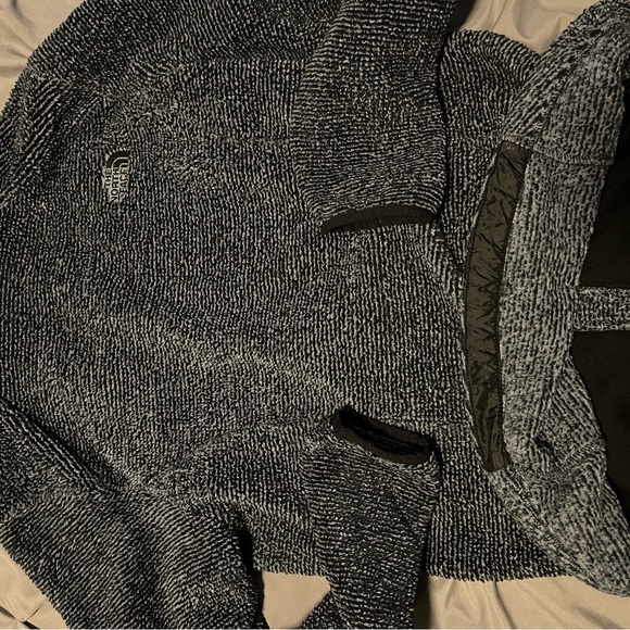 North Face Full Zip Sherpa Gray/Black - Picture 7 of 7